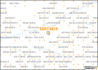 map of Sontheim