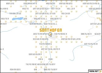 map of Sonthofen