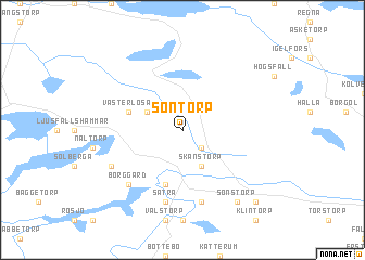 map of Sontorp