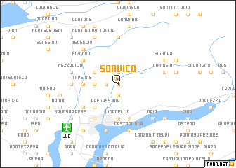 map of Sonvico