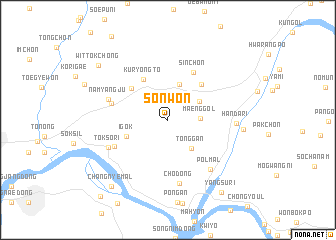 map of Sŏnwŏn