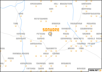 map of Sonworé