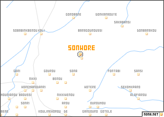 map of Sonworé