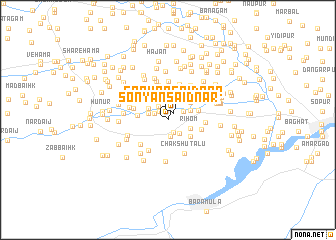 map of Sonyan Saidnār
