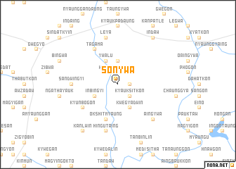 map of Sonywa