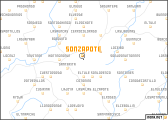 map of Sonzapote