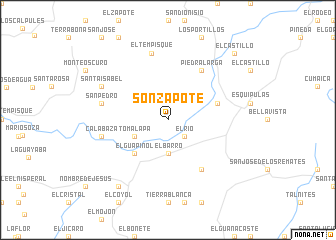 map of Sonzapote