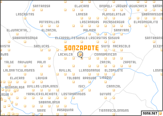 map of Sonzapote