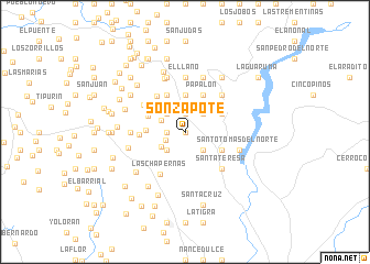 map of Sonzapote