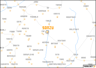 map of Sonzu