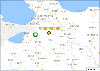 map of Soodevahe