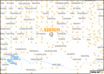 map of Sŏong-ni