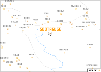 map of Sootaguse