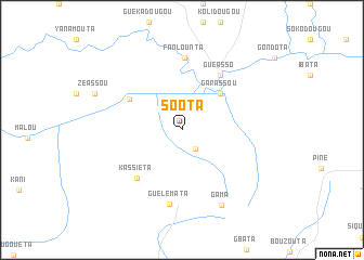 map of Soota