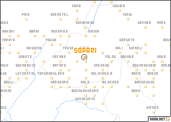 map of Sopari