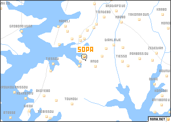 map of Sopa