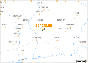 map of Sopçalan