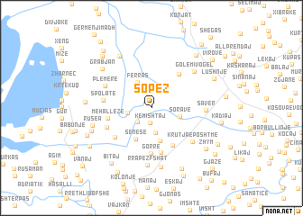 map of Sopëz