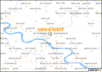 map of Sophiendorf