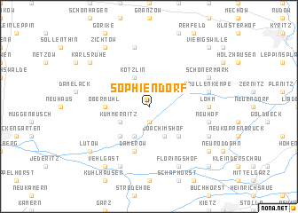 map of Sophiendorf