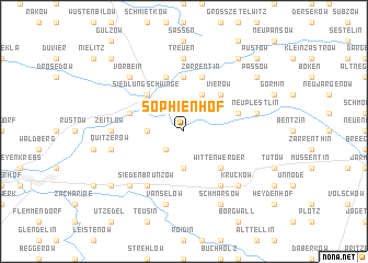 map of Sophienhof