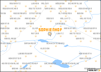 map of Sophienhof