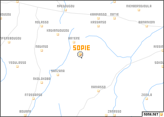 map of Sopié