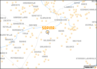 map of Sopina