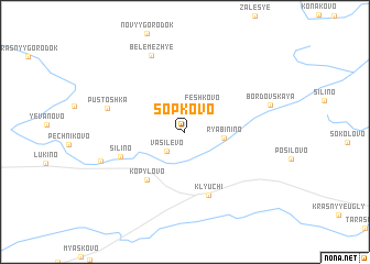 map of Sopkovo