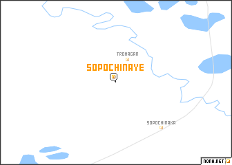 map of Sopochina Ye.