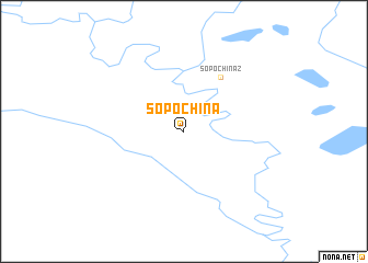 map of Sopochina