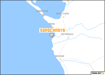 map of Sopochnaya