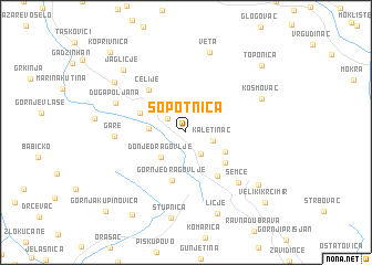 map of Sopotnica