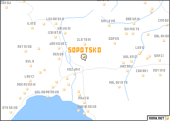 map of Sopotsko