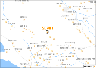 map of Sopot