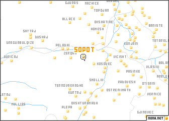 map of Sopot