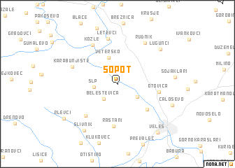 map of Sopot