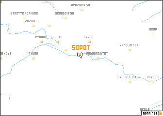 map of Sopot