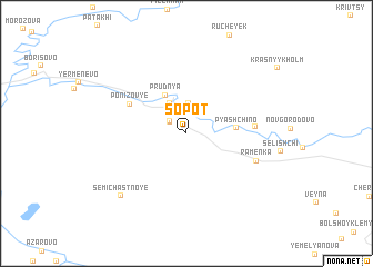 map of Sopot\