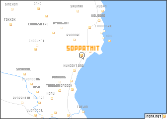 map of Sŏppatmit