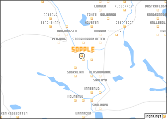 map of Söpple