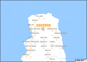 map of Soprana