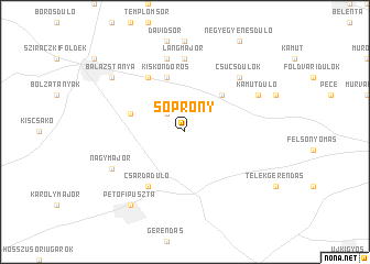 map of Soprony