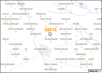 map of Söpte