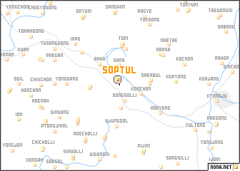 map of Sŏptŭl