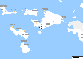 map of Sŏp\