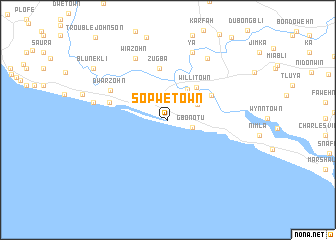 map of Sopwe Town