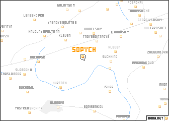 map of Sopych