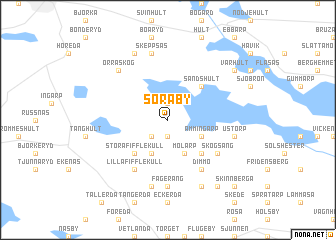 map of Söraby