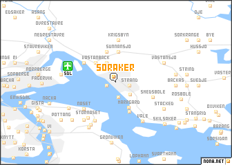 map of Söråker